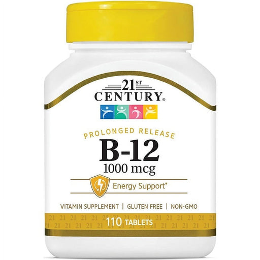 21st Century 21st Century Vitamin B-12, Prolonged Release, 1000 Mcg, Tablets Vitamins & Supplements