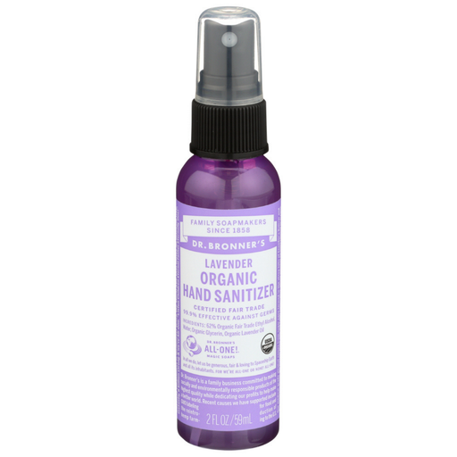 Dr. Bronner's Dr. Bronner's Organic Lavender Hand Sanitizing Spray, 2 Fl Oz Health & Beauty