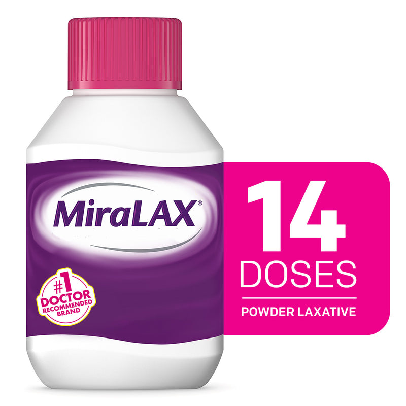 MiraLAX MiraLAX Laxative, Osmotic, Powder For Solution, Polyethylene Glycol 3350, Unflavored Health & Beauty