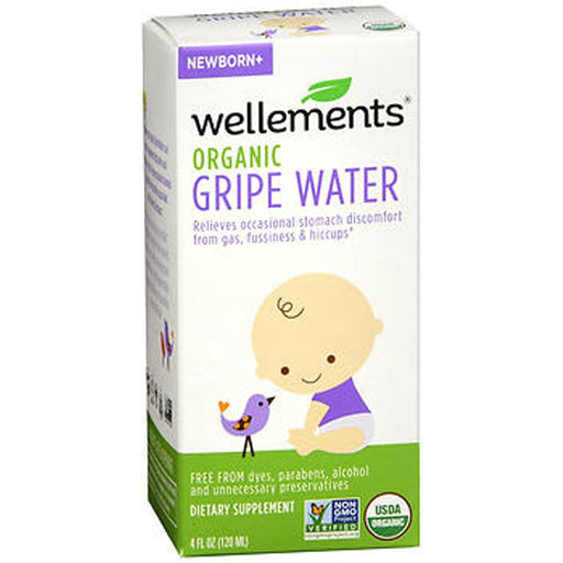 Wellements Wellements Organic Gripe Water, Newborn+, 4 fl oz Liquid Baby & Toddler