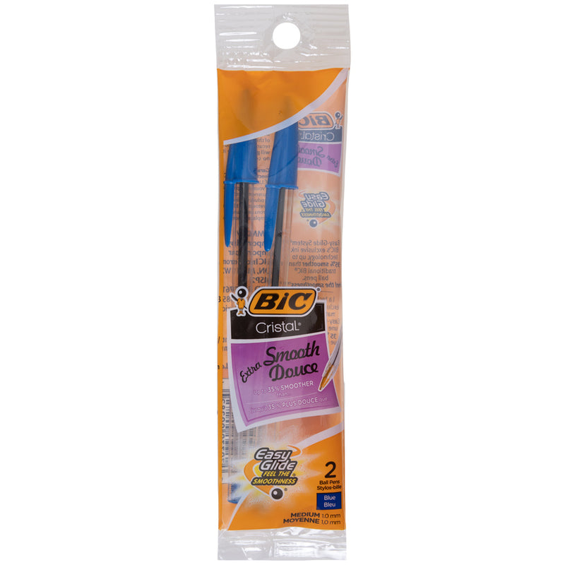 BiC BiC Bi C Cristal Black Ink Xtra Smooth Medium Ball Pens Pens Light Gray