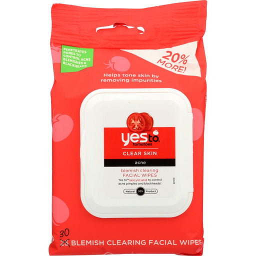 Yes To Yes To Tomatoes Clear Skin Acne Blemish Clearing Facial Wipes Skin Care