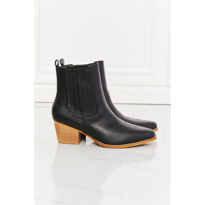 MMShoes Love the Journey Stacked Heel Chelsea Boots