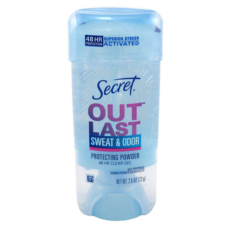 Secret Secret Outlast Antiperspirant Deodorant Clear Gel Protecting Powder Deodorant