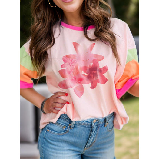 Graphic Round Neck Half Sleeve T-Shirt