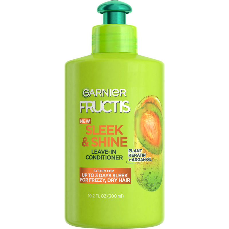 Fructis Fructis Garnier Sleek & Shine Intensely Smooth Leave-In Conditioning Cream, 10.2 Fl Oz Health & Beauty