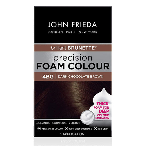 John Frieda John Frieda Brilliant Brunette 4BG Dark Chocolate Brown Precision Foam Hair Color Hair Color