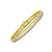 Bids.com 14k Yellow Gold Diamante Flex Bracelet (5.80 mm) Bracelets