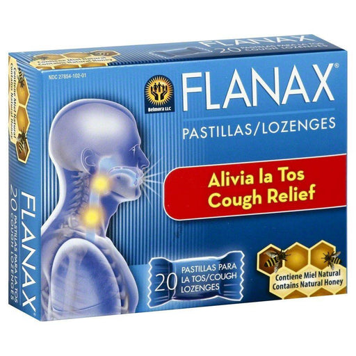 Flanax Flanax Cough Relief Throat Lozenges Honey Health & Beauty