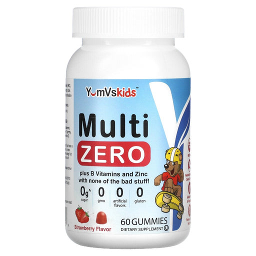 Yumvs Yumvs Kids Multi, Fruit Flavor, Zero, Gummies Vitamins & Supplements White Smoke