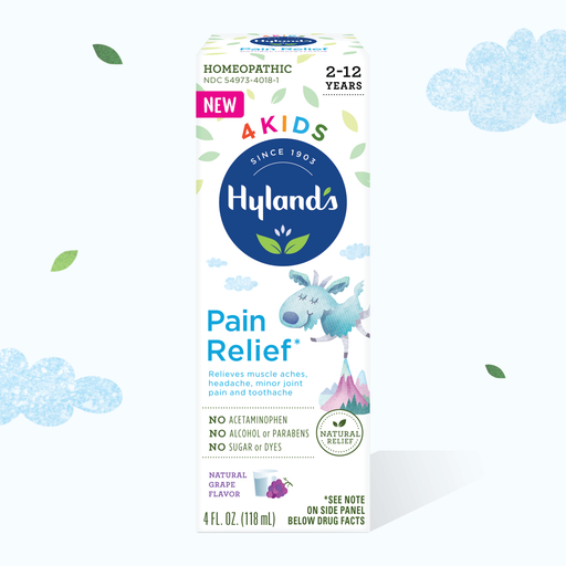 Hyland's Hyland's Homeopathic 4 Kids Grape Flavor Pain Relief Liquid Grapes