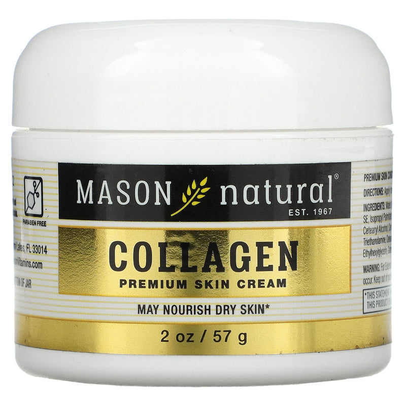 Mason Natural Mason Natural Jar 2 Oz Collagen Beauty Cream Colageno Crema Pure Skin Care Hydrolyzed Health & Beauty