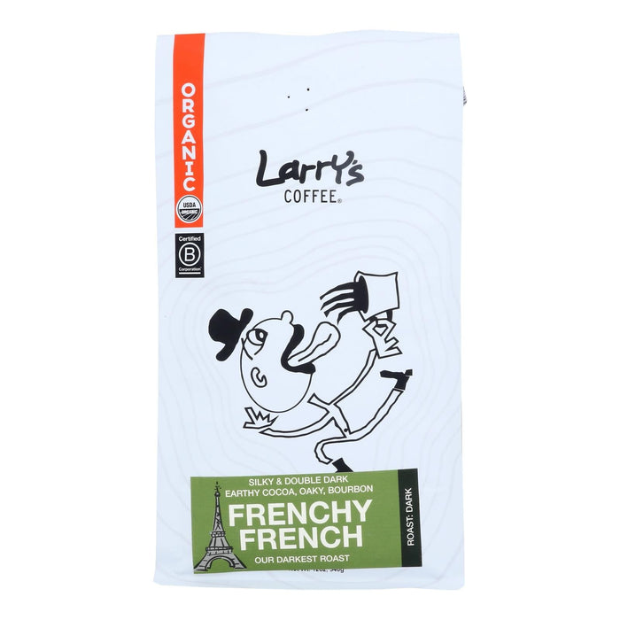 Larry's Coffee Frenchy French Organic Dark Roast (Pack of 6) 12 Oz Bags
