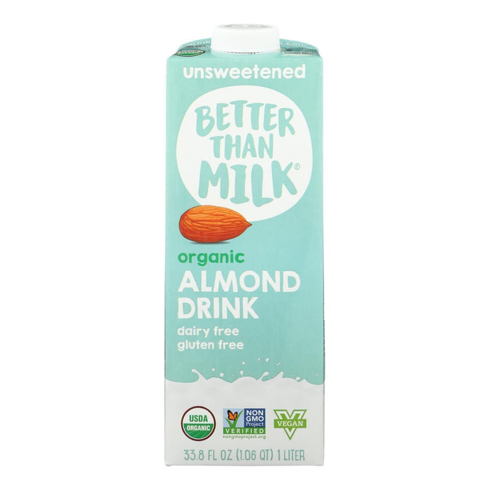 Cozy Farm - Better Than Milk - Unsweetened Almond Drink (Pack Of 6 - 33.8 Fl Oz)