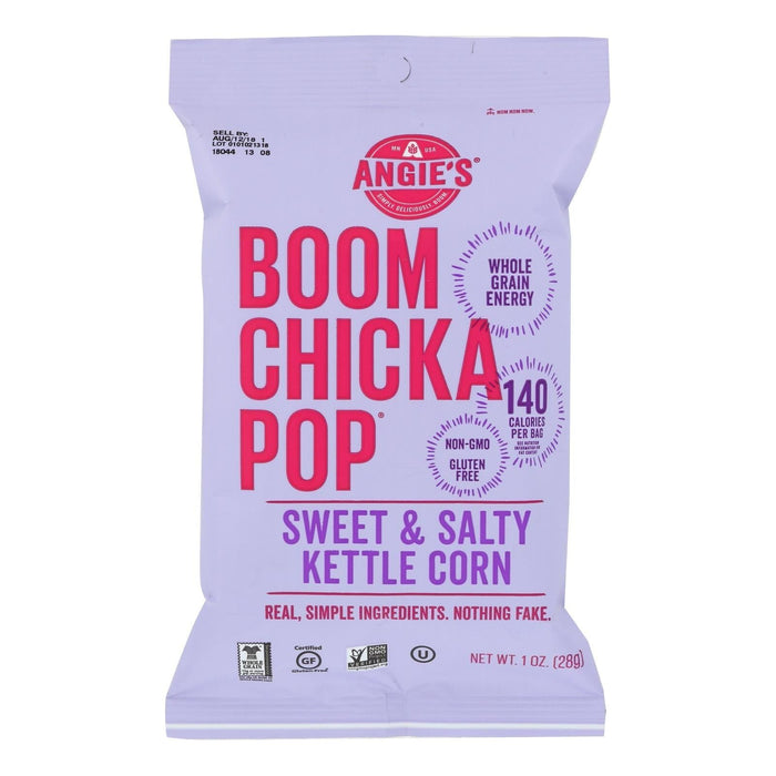 Angie's Kettle Corn Boom Chicka Pop Sweet and Salty Popcorn (Pack of 24) 1 Oz.