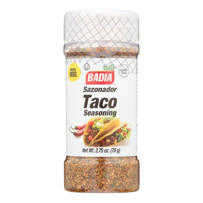 Badia Sazonador Taco Seasoning (Pack of 8) 2.75 Oz
