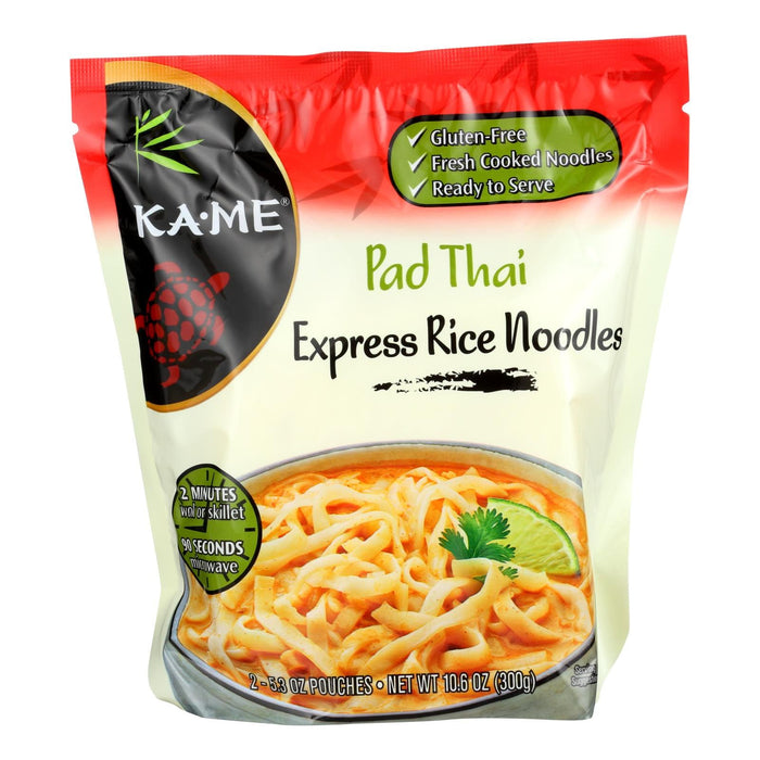 Cozy Farm - Ka-Me Pad Thai Express Rice Noodles For Authentic Thai Dish (Pack Of 6 - 10.6 Oz)