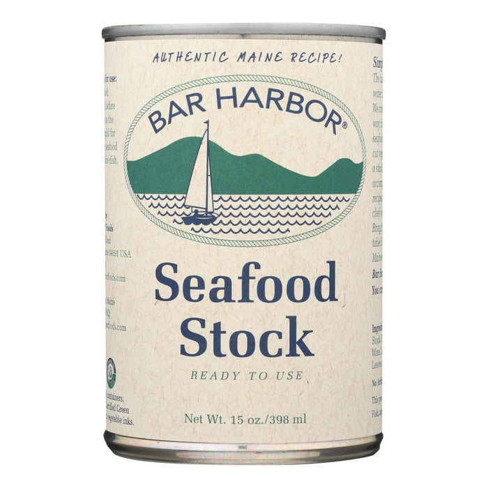 Bar Harbor All Natural Seafood Stock (Pack of 6) 15 Oz.