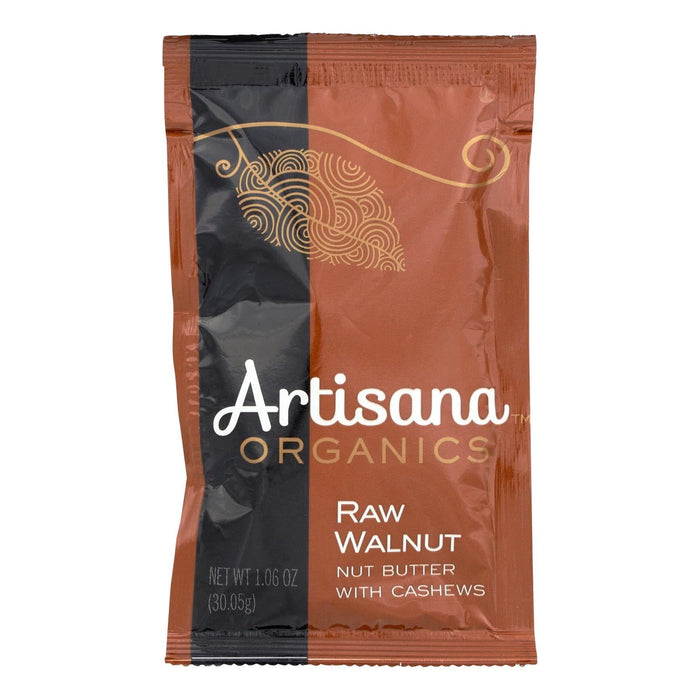 Artisana Organic Raw Walnut Butter - 1.06 Oz Squeeze Packs (Pack of 10)