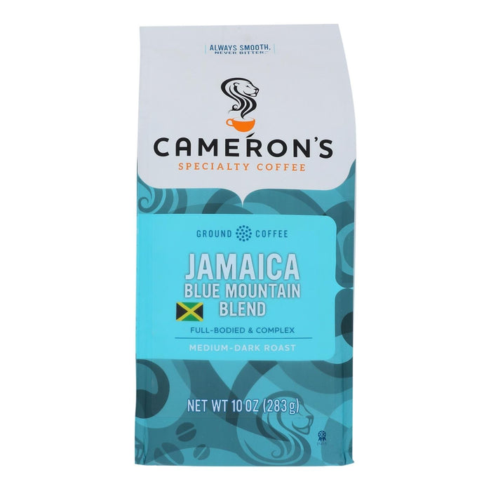 Cozy Farm - Cameron'S Premium Jamaica Blue Mountain Blend Ground Coffee Beans (Pack Of 6 - 10 Oz)
