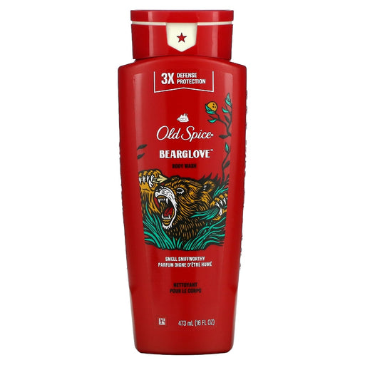 Old Spice Old Spice Wild Bearglove Scent Body Wash For Men, 16 Fl Oz Body Wash