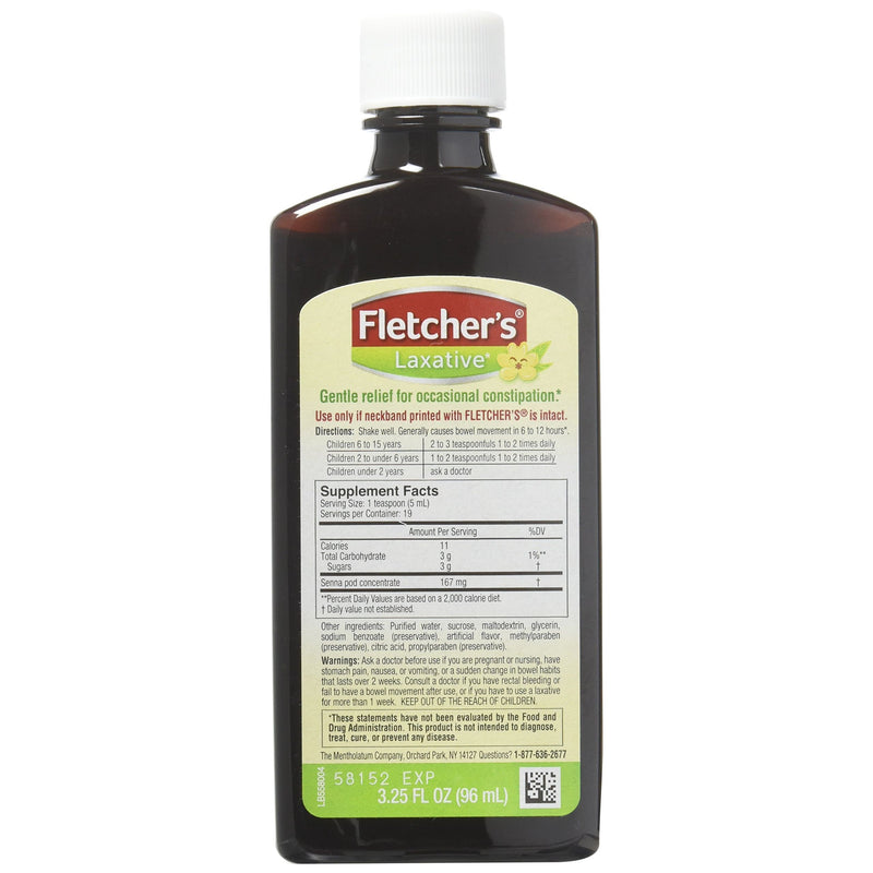 Fletcher's Fletcher's Laxative, Gentle, For Kids, Root Beer Taste 3.25 Oz Soda