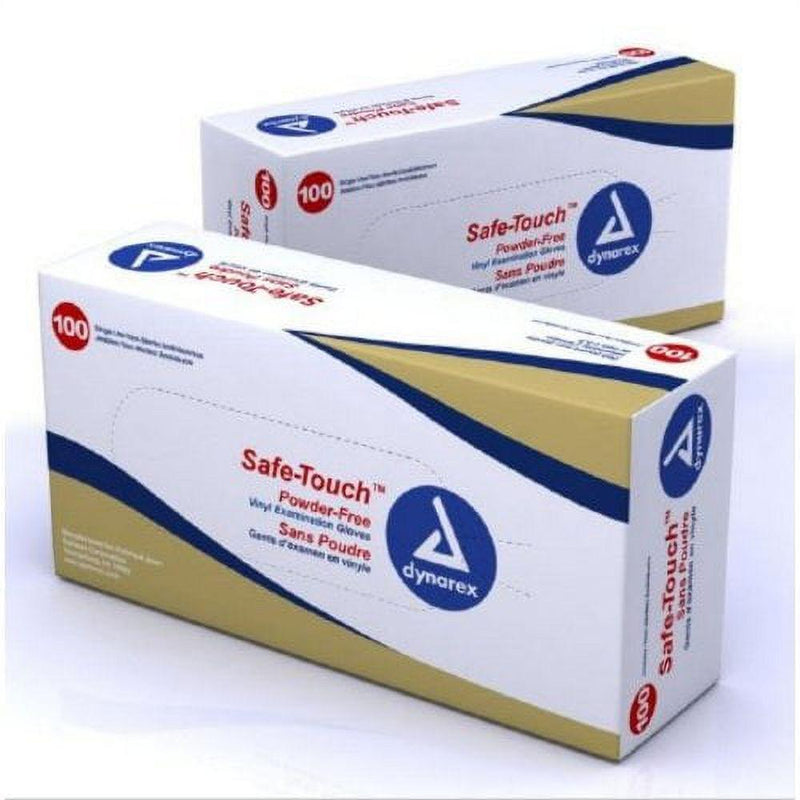 Dynarex Dynarex Synthetic Vinyl Powder Free Glove Size: Extra Large Gloves & Mittens White Smoke