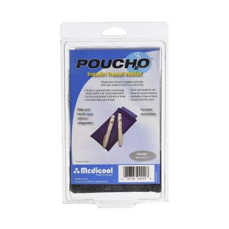 Medicool Medicool® Poucho™ Insulin Cooling Travel Wallet – Double Pen Size (Large, 5.5" x 7.5") Health Care Lavender