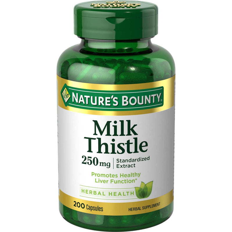 Nature's Bounty Nature's Bounty Milk Thistle 250 Mg Dietary Supplement Capsules Vitamins & Supplements