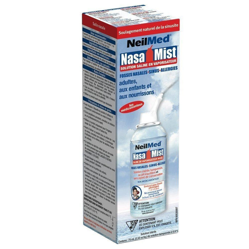 0 NasaMist Isotonic Saline Spray USA - For Allergy And Sinus Sufferers 2.53 Oz (NeilMed) Medicine & Drugs