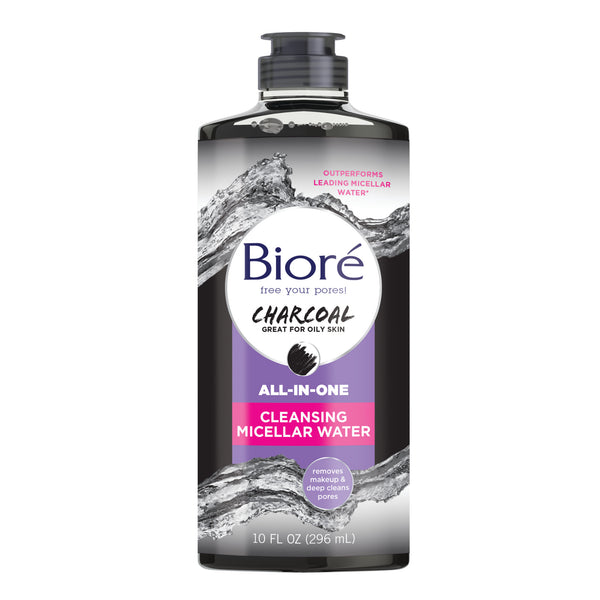 Biore Biore Charcoal All-In-One Cleansing Micellar Water 10 Oz Skin Care