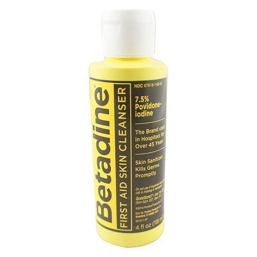 Betadine Betadine Skin Cleanser, 4 Ounces, Antiseptic Hand Wash Skin Care