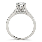 Bids.com 14k White Gold Diamond Engagement Ring With Single Row Band (1 3/4 cttw) Rings