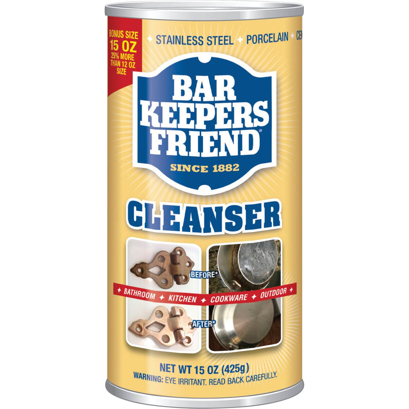Bar Keepers Friend Bar Keepers Friend, Cleanser, 12 Oz Household Cleaning Products Pale Goldenrod