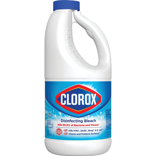 Clorox Clorox Disinfecting Bleach, Regular 64 Ounce Bottle Bleach White Smoke