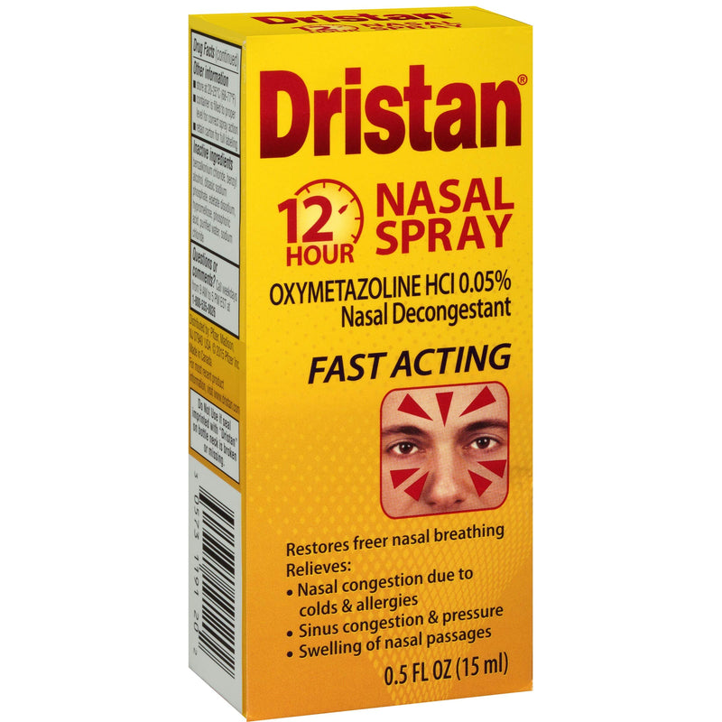 Anbesol Anbesol Dristan 12 Hour Decongestant Nasal Spray 0.5 Fl. Oz. Box Health & Beauty Goldenrod