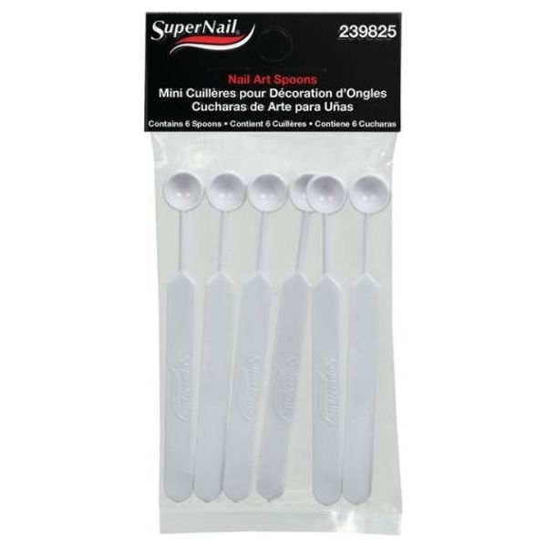 SUPERNAIL Nail Art Spoons 6-Pack