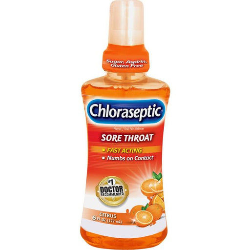 Chloraseptic Chloraseptic Sore Throat Spray, Citrus, 6 Fl Oz, 1 Bottle Medicine & Drugs