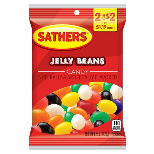Sathers Sathers Jelly Beans Candy 4.25 Oz. Bag Candy & Chocolate White Smoke
