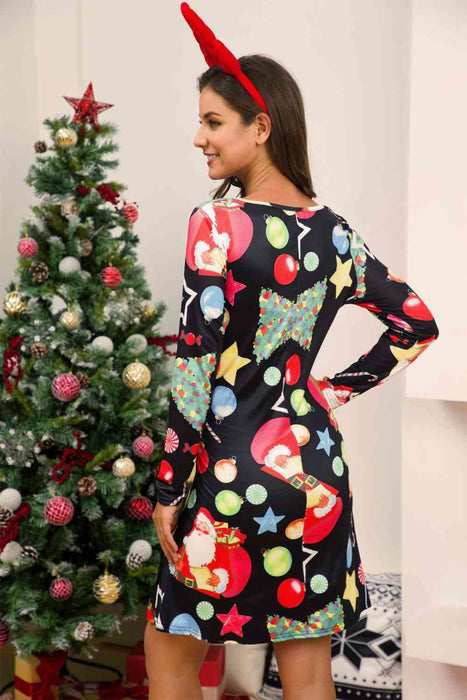 Christmas Long Sleeve Dress