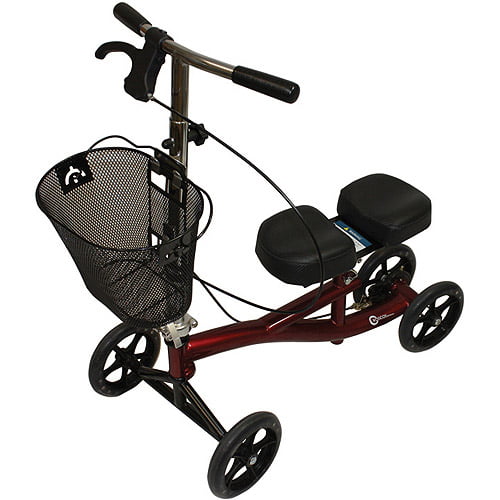 Roscoe Medical Roscoe Medical Basic Steel Knee Scooter Ros-Ksbg Burgundy Health Care