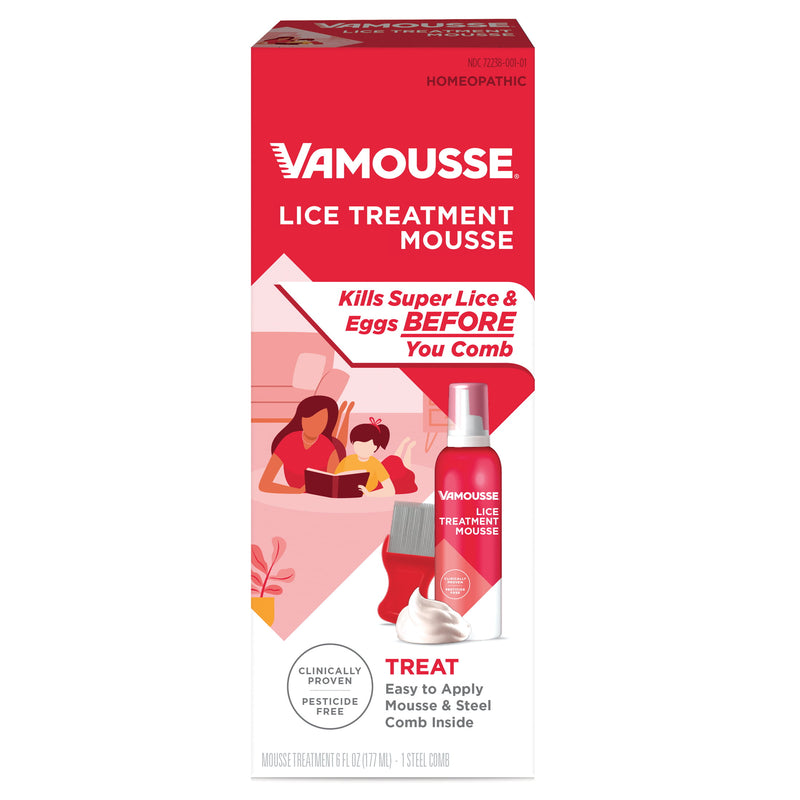 Vamousse Vamousse Head Lice Treatment, Easy Mousse Application - 6 Oz Hair Care