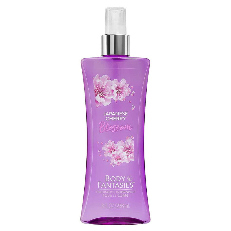 Body Fantasies Body Fantasies Signature Cherry Blossom Fragrance Body Spray, Fresh Floral Scent, 8 fl oz Perfume & Cologne