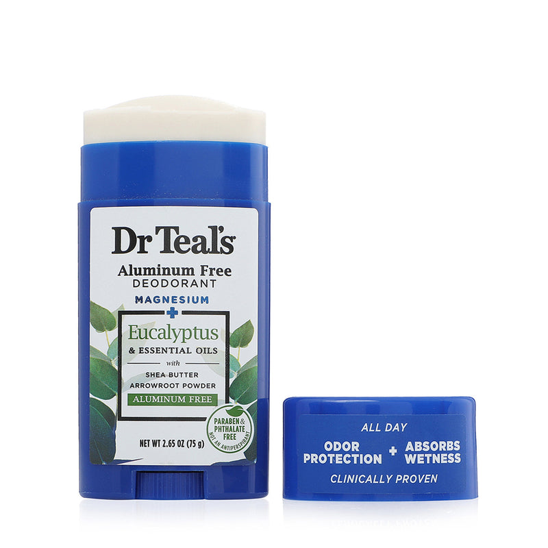 Dr Teal's Dr Teal's Deodorant, Aluminum Free, Eucalyptus 2.65 Oz Deodorant
