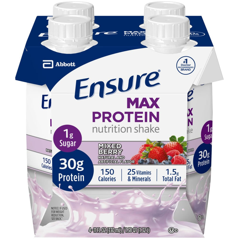 Ensure Ensure Max Protein Mixed Berry Nutrition Shake Nutrition Drinks & Shakes