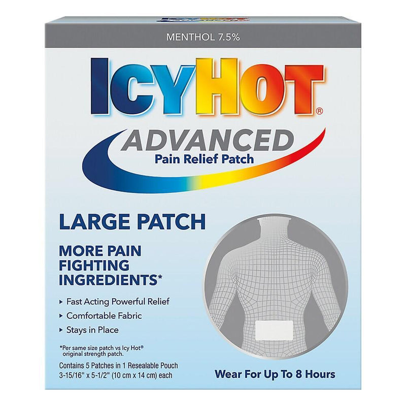 Icy Hot Icy Hot Advanced Pain Relief Large Patch Health & Beauty