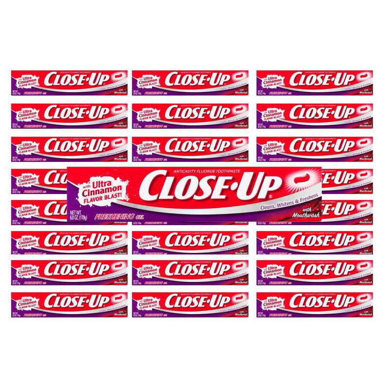 Close-Up Close-Up Toothpaste, With Ultra Cinnamon Flavor Blast, Freshening Gel, 6 Oz Toothpaste
