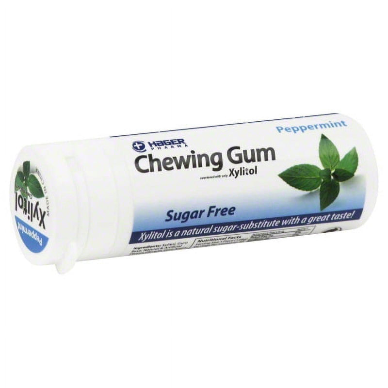 Hager Pharma Hager Pharma Xylitol Chewing Gum - Peppermint - 30 Ct - Case Of 6 Oral Care