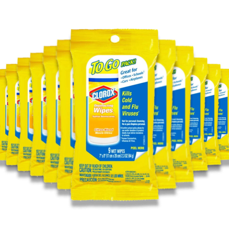 Clorox Clorox Disinfecting Wipes, Crisp Lemon, To Go Pack Saxophone Care & Cleaning White Smoke
