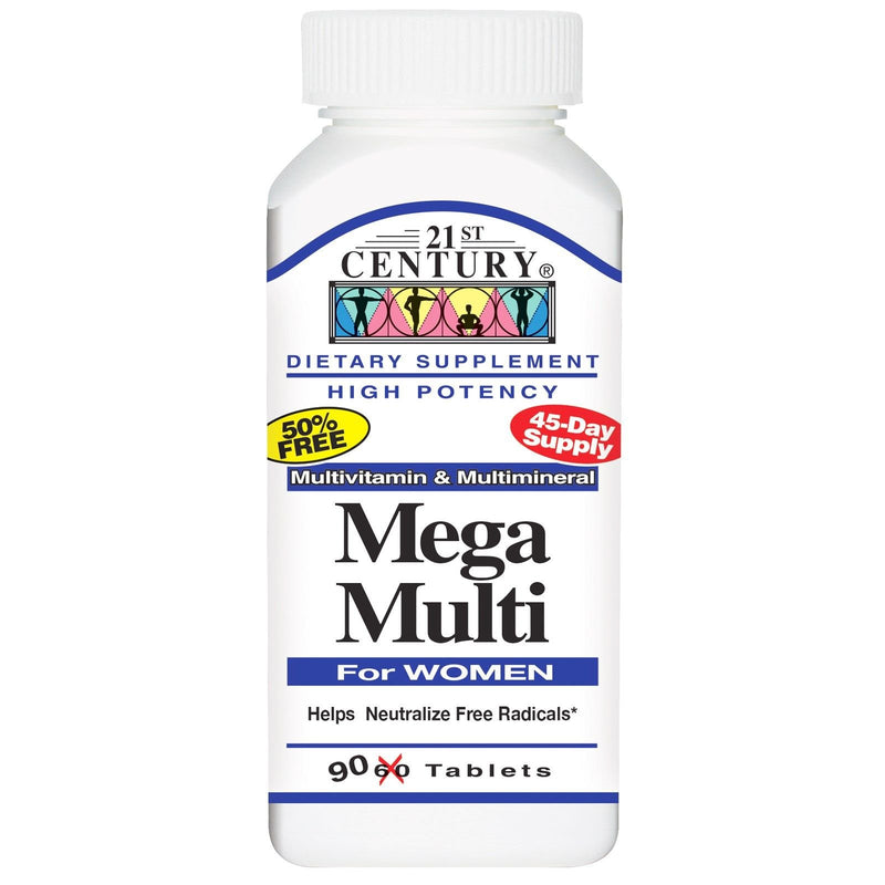 21st Century 21st Century Mega Multi For Women, Multivitamin, Tablets Vitamins & Supplements